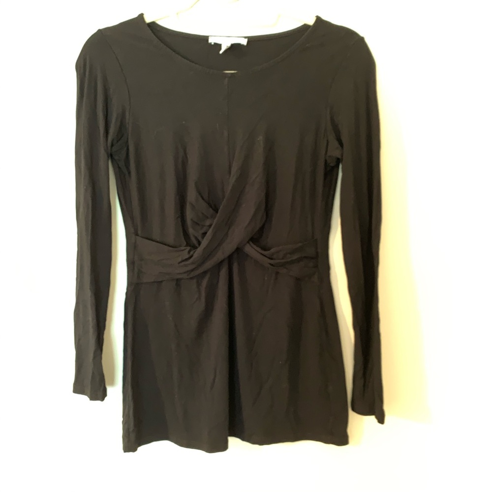 Envie de Fraise maternity black long sleeve top